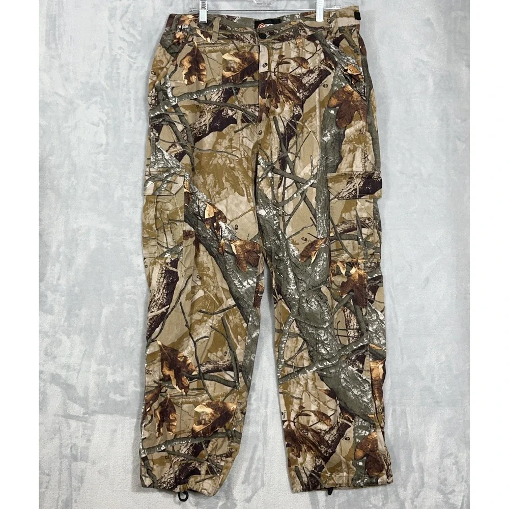Outfitters Ridge‎ Camo Cargo Pants Mens Large Fusion 3D Hunting Gorpcore Outdoor